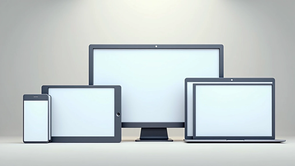 Visueel diagram toont responsive breakpoints op verschillende apparaten met annotaties